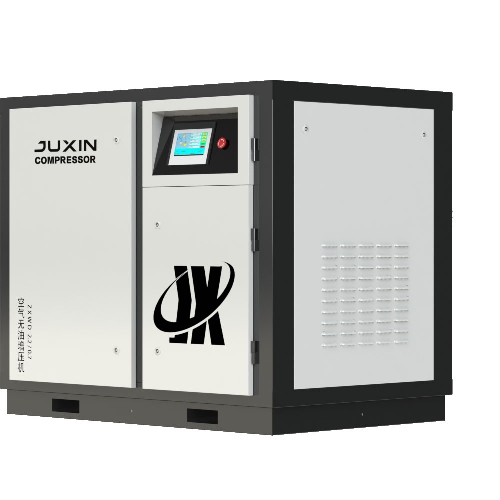 无油压缩机使用的过程